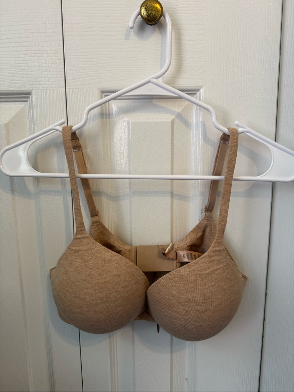 Skims Everyday cotton ultimate bra clay heather 34 c